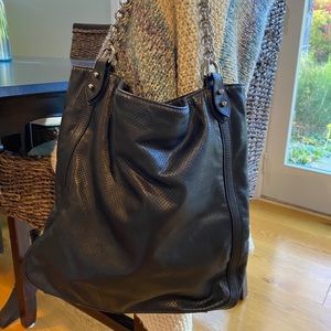 Donald J Pliner Leather Shoulder Bag